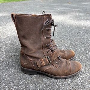 UGG lace up boots